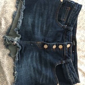 Short jean shorts from Francesca’s!